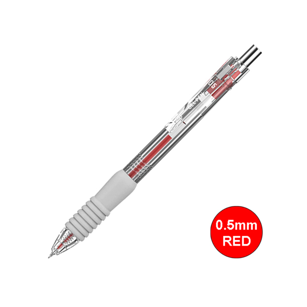 Bút Gel Ngòi ST Nét 0.5 mm - Deli G104-RD - Mực Đỏ