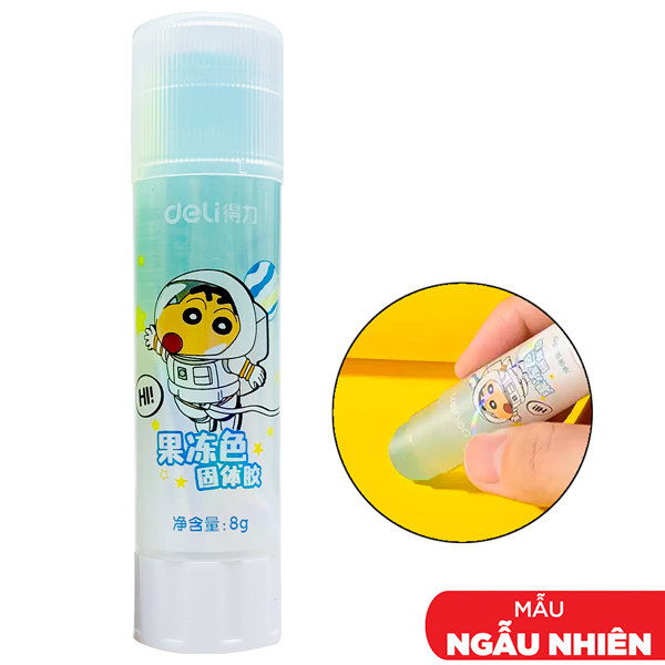 Hồ Khô Màu Thạch Crayon Shin-Chan 8g - Deli LB511 (Mẫu Màu Giao Ngẫu Nhiên)