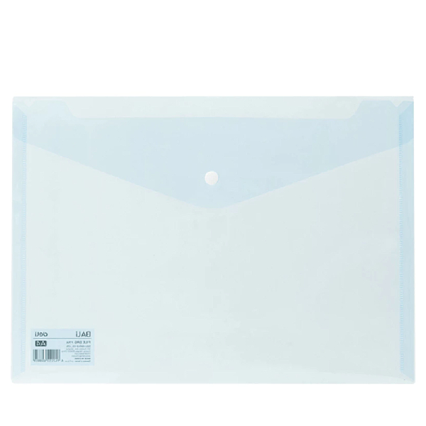 Túi Đựng Tài Liệu Clear Bag A4 - Deli EF766 - Màu Xanh Dương