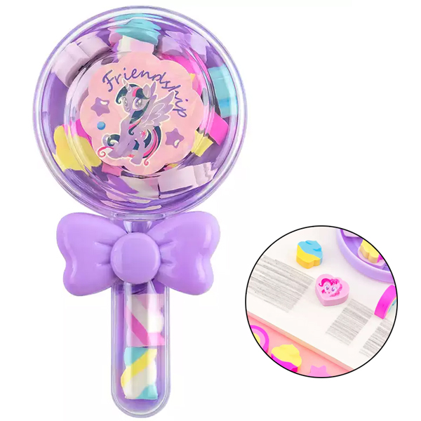 Bộ 12 Gôm Tẩy My Little Pony - iiGEN YZ330031 - Màu Tím