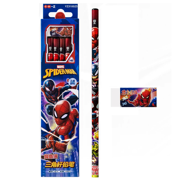 Hộp 12 Bút Chì HB Spider-Man - iiGEN YZ310025