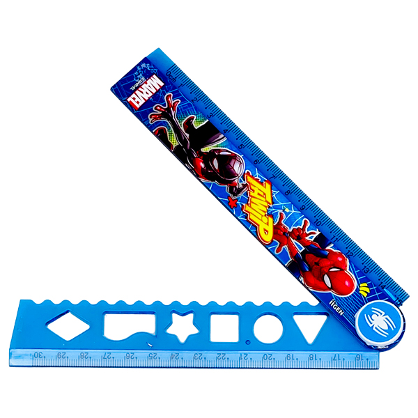 Thước Gập Spider-Man 30 cm - iiGEN YZ310058