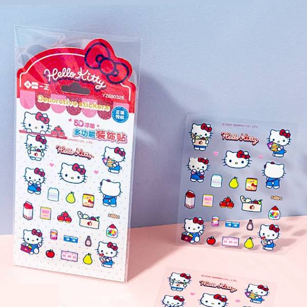 Sticker Nổi 5D Hello Kitty - iiGEN YZ880326