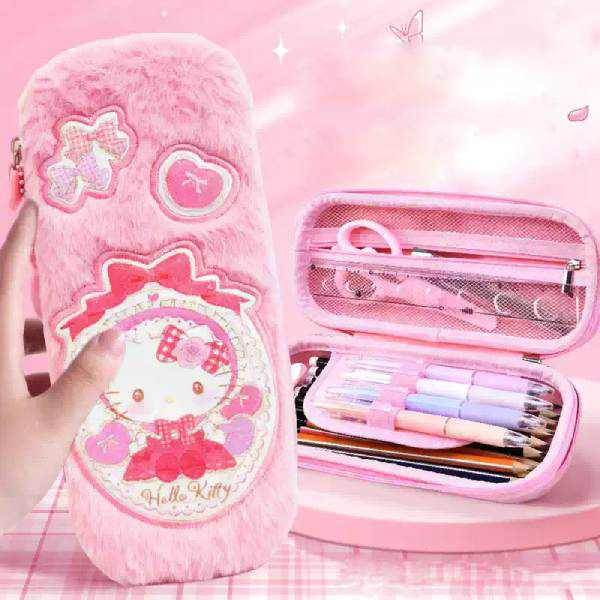 Bóp Viết Lông Cừu Eva Hello Kitty - iiGEN YZ880336