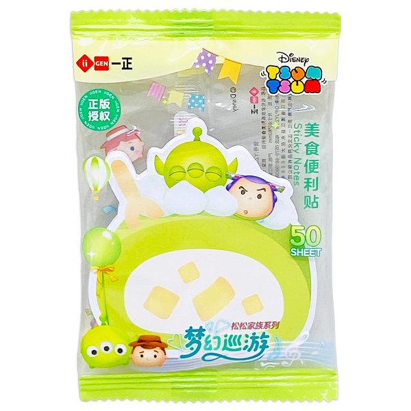 Giấy Note Disney Tsum Tsum  - iiGEN YZ350076 (50 Tờ) - Bánh Mochi