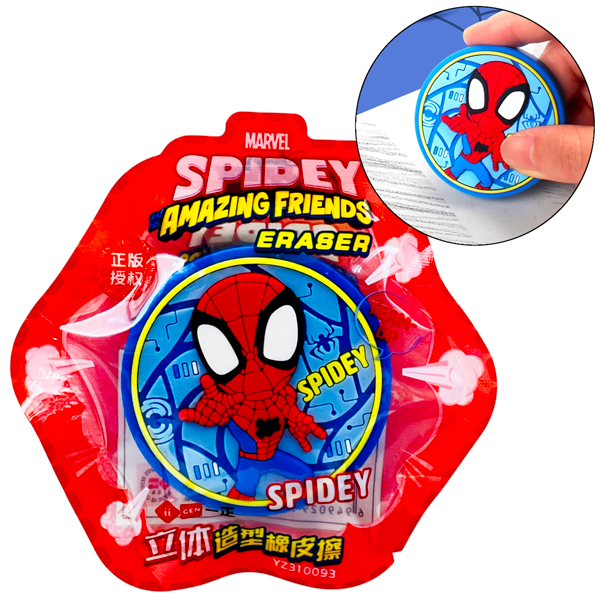 Gôm Tẩy 3D Marvel Spidey Amazing Friends - iiGEN YZ310093 - Spidey