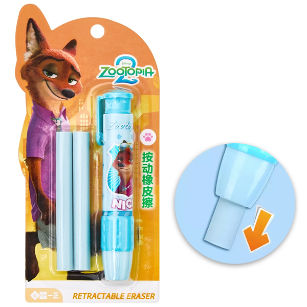 Gôm Tẩy Bấm Kèm Ruột Thay Thế Zootopia - iiGEN YZ360031 - Nick Wilde