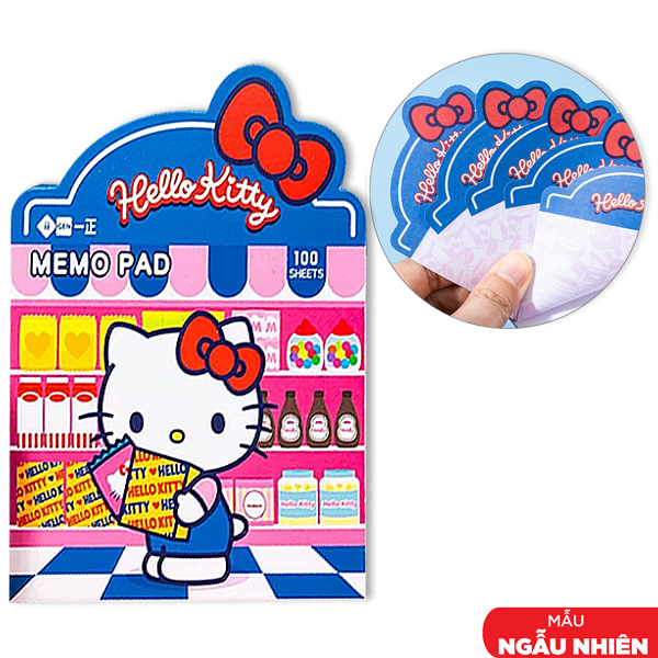 Giấy Ghi Chú Hello Kitty - iiGEN YZ880596 (100 Tờ) (Mẫu Màu Giao Ngẫu Nhiên)