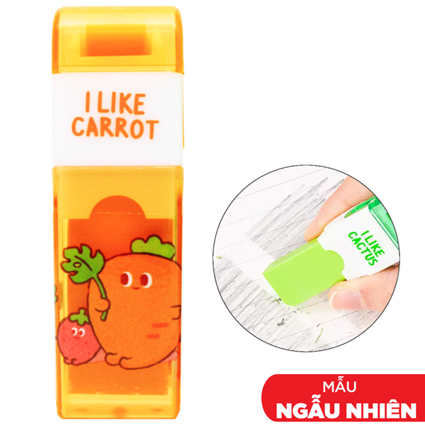 Gôm Tẩy Carot Friends - iiGEN YZ3367 (Mẫu Màu Giao Ngẫu Nhiên)