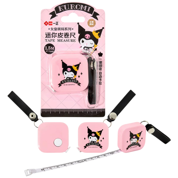 Thước Dây Cuộn Tự Động Kuromi 1.5m - iiGEN YZ880762