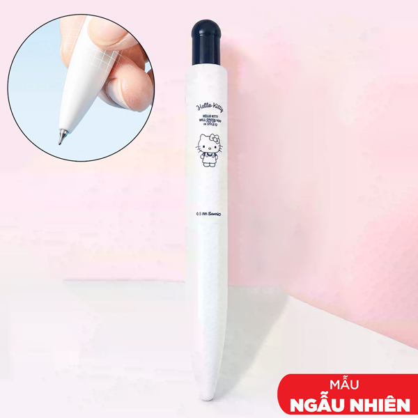 Bút Gel Hello Kitty 0.5 mm - iiGEN YZ880776 - Mực Đen (Màu Thân Bút Giao Ngẫu Nhiên)