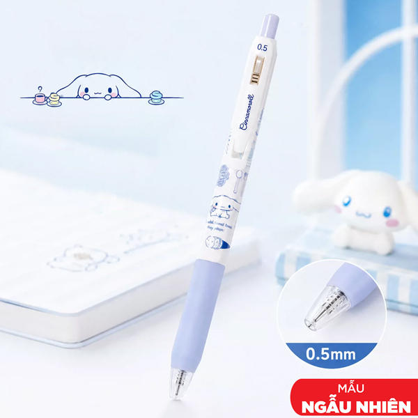 Bút Bi Cinnamoroll 0.5 mm - iiGEN YZ880788 - Mực Đen (Màu Thân Bút Giao Ngẫu Nhiên)