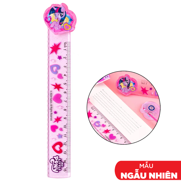 Thước Kẻ My Little Pony 15 cm - iiGEN YZ5941 (Mẫu Màu Giao Ngẫu Nhiên)