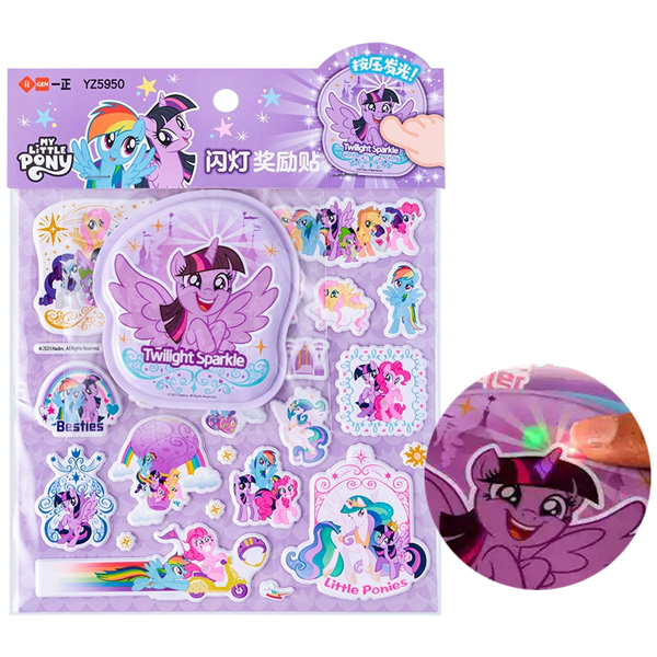 Bộ Sticker My Little Pony - iiGEN YZ5950 - Màu Tím - FAHASA.COM