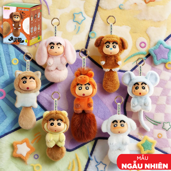 Blindbox Đồ Chơi Mô Hình Crayon Shin-Chan Big Tails Series 2 Plush - 52Toys