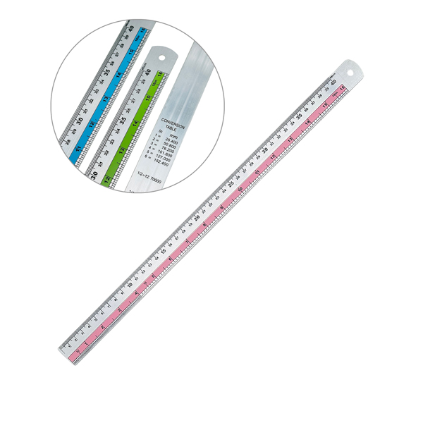 Thước Kẻ Nhôm 30cm - ShiF ZY3540 - Màu Hồng