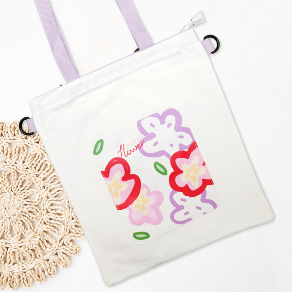 Túi Vải Tote - Zhejiang Jiawei ZT410-23 - Mẫu 20 - Flower