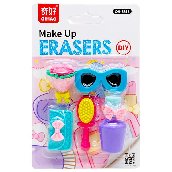 Vỉ Gôm Tẩy Make Up DIY - Qihao QH8316 - Mẫu 2