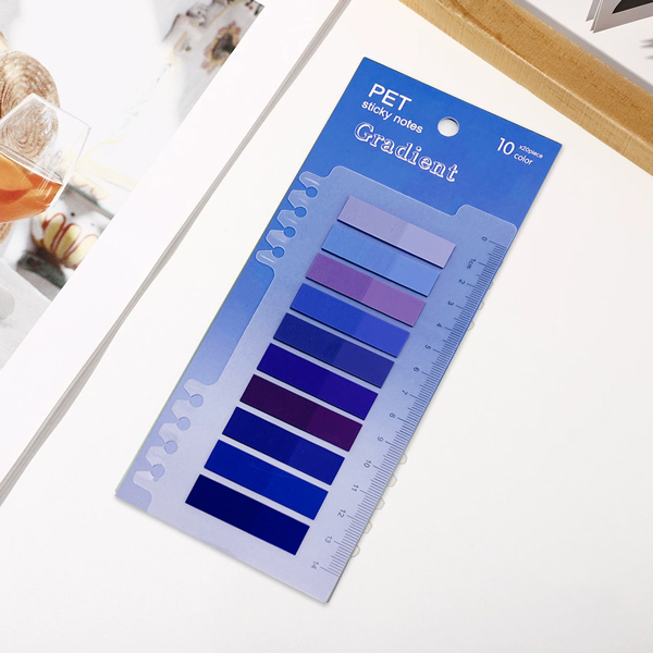 Giấy Ghi Chú Nhựa 10 Màu - 8621 (200 Tờ ) - Mẫu 2