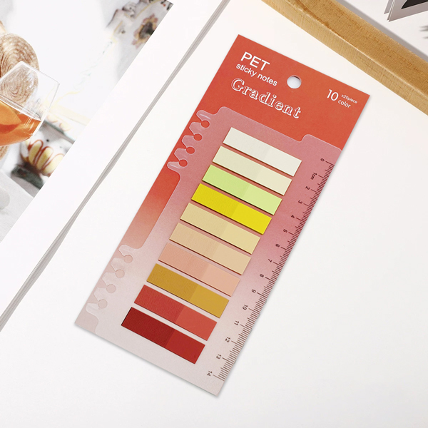 Giấy Ghi Chú Nhựa 10 Màu - 8621 (200 Tờ ) - Mẫu 3
