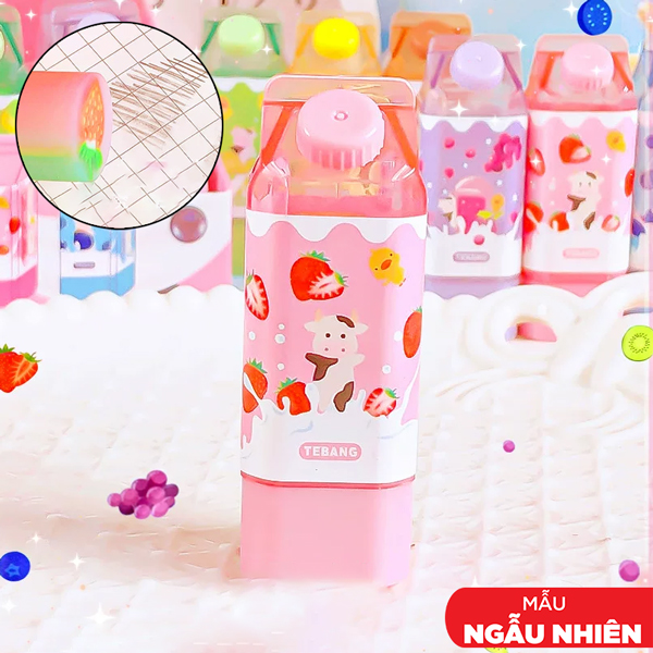 Gôm Tẩy Hình Hộp Sữa - Tony Bear 6679 (Mẫu Màu Giao Ngẫu Nhiên)