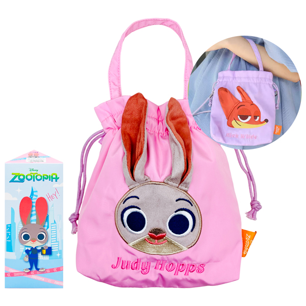 Túi Dây Rút Zootopia - iiGEN 310003 - Judy Hopps - Màu Vàng