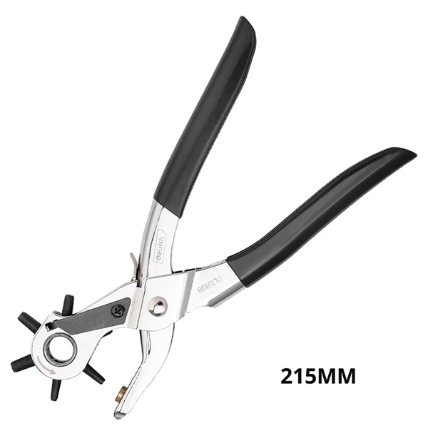Kìm Bấm Lỗ 9 Inch - Deli DL1919B DL1919B-KM-01 - Màu Đen Bạc