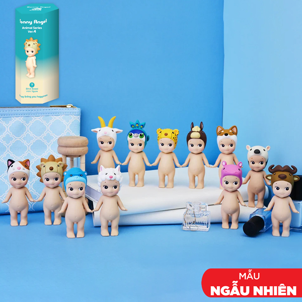 Blindbox Mô Hình Trang Trí Mini - Sonny Angel - Animal 4 Series - Smiski