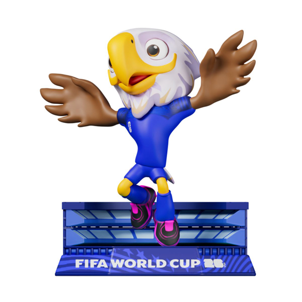 Đồ Chơi Mô Hình Linh Vật World Cup 2026 - Clutch Mỹ 6 cm - Fifa World Cup 26 HNSS_WC26_PS6_U001b