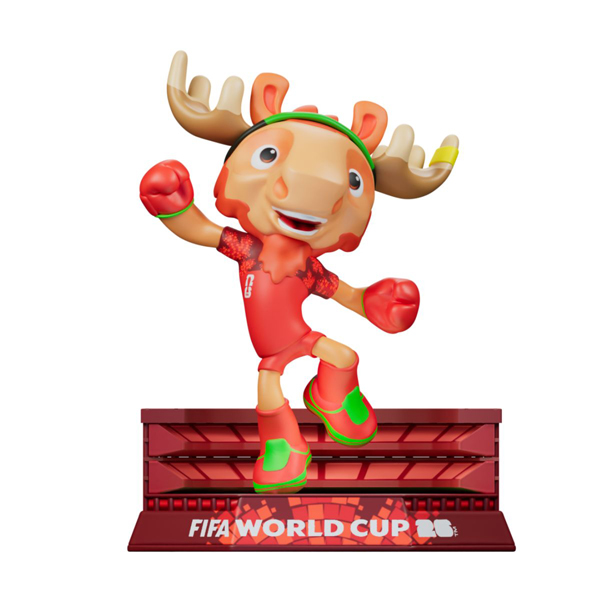 Đồ Chơi Mô Hình Linh Vật World Cup 2026 - Maple Canada 6 cm - Fifa World Cup 26 HNSS_WC26_PS6_C001b