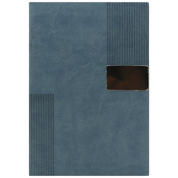 Sổ Bìa Da Có Nút Gài - Kẻ Ngang - 200 Trang 100gsm - Depai 25-82 - Màu Xanh Dương