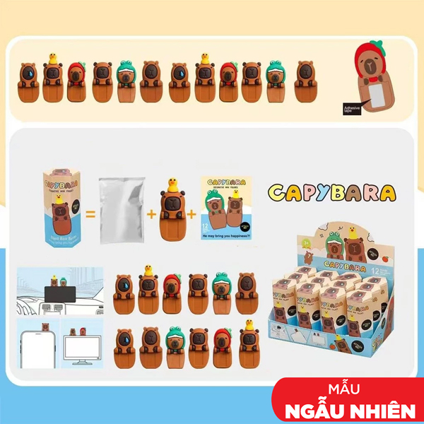 [Phiên chợ sách cũ] Trang Trí Điện Thoại Capybara - YL7083 (Mẫu Sản Phẩm Ngẫu Nhiên)