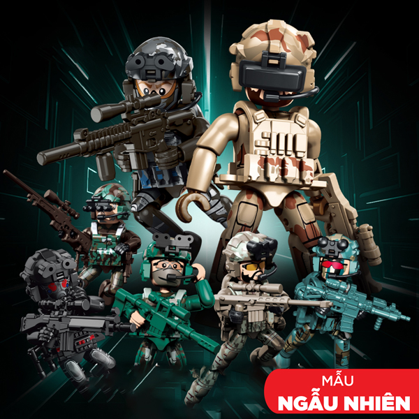 Đồ Chơi Hộp Mù Lắp Ráp Lực Lượng Đặc Nhiệm - Wangao 588007