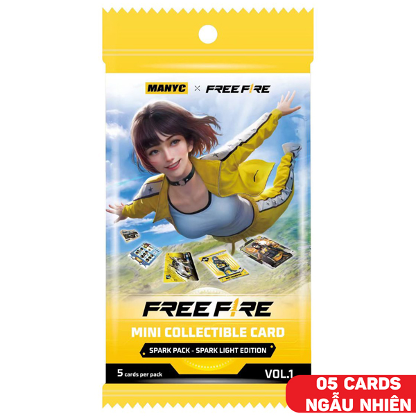 Thẻ Sưu Tập Manyc Free Fire - Spark Light - Manyc MYC01FF01C01F11_SL (5 Cards Ngẫu Nhiên/Túi)