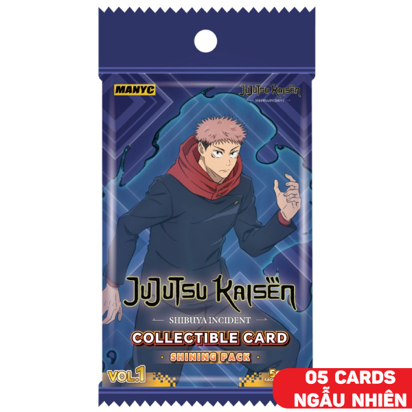 Thẻ Sưu Tập Jujutsu Kaisen - Shibuya - Shinning - Manyc MYC01JJKS01C01F09-SP (5 Cards Ngẫu Nhiên/Túi)