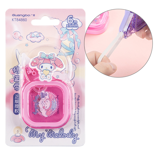 Băng Xóa Kéo Sanrio Characters - 6m x 5mm - GuangBo KT84860 - My Melody