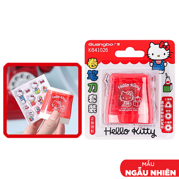 Chuốt Chì 2 Lỗ Hello Kitty - Guangbo KT841026 (Mẫu Màu Giao Ngẫu Nhiên)