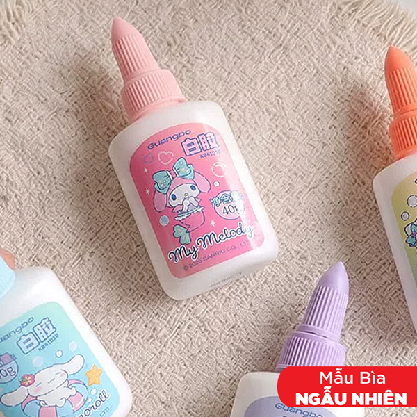 Keo Sữa Sanrio Characters 40g - GuangBo KT8841038 (Màu Chai Giao Ngẫu Nhiên)