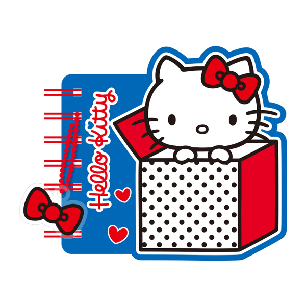 Sổ Tay Lò Xo Hello Kitty - 120 Trang - GuangBo KT81601 - Mẫu 1