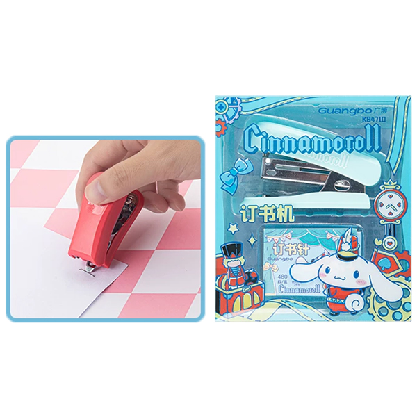Bộ Dập Ghim Kèm Ghim Bấm Sanrio Characters - GuangBo KT84710 - Cinnamoroll