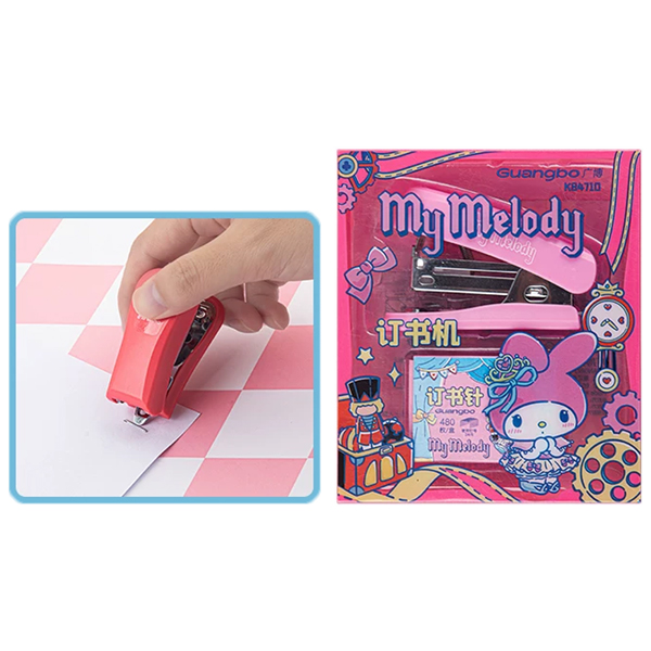 Bộ Dập Ghim Kèm Ghim Bấm Sanrio Characters - GuangBo KT84710 - My Melody
