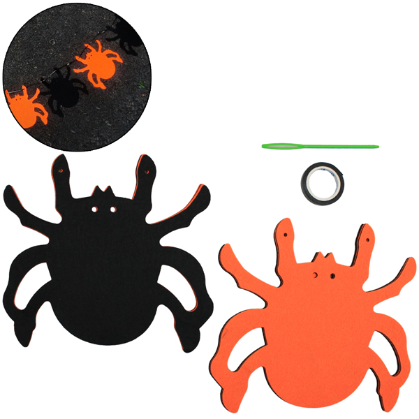Dây Cờ Vải Nỉ Trang Trí Halloween - Vinacraft - Con Nhện