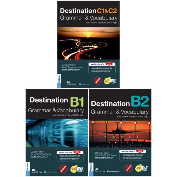 Sách Combo Sách Destination - Grammar And Vocabulary with Answer Key - B1 + B2 + C1 A - Taylor