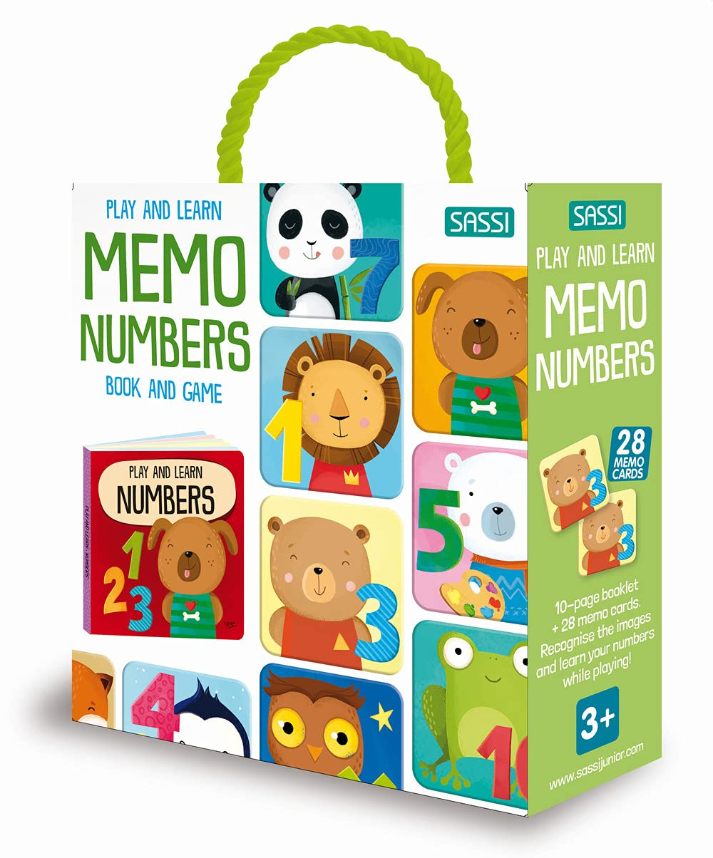 Memo – Numbers | Book & 28 Memo Cards Cho Bé | Bookmedi