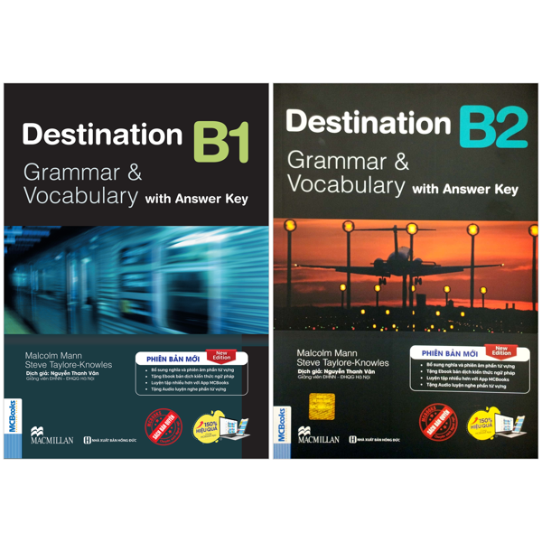 Sách Combo Sách Destination - Grammar And Vocabulary with Answer Key - B1 + B2 (Bộ - Taylor