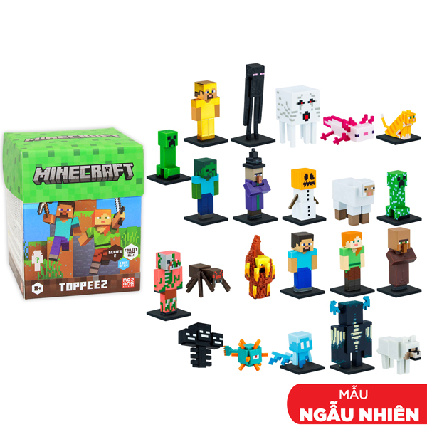 Đồ Chơi Mô Hình Nhân Vật Minecraft Series 2 - Mojang Studios PMI_MC2207 (Sản Phẩm Bên Trong Là Ngẫu Nhiên)