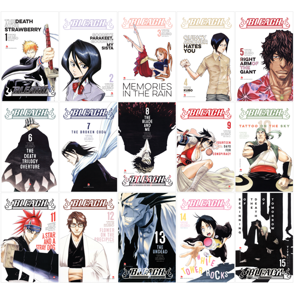 Combo Manga - Bleach: Tập 1 - 15 (Bộ 15 Tập) (Tái Bản 2026)