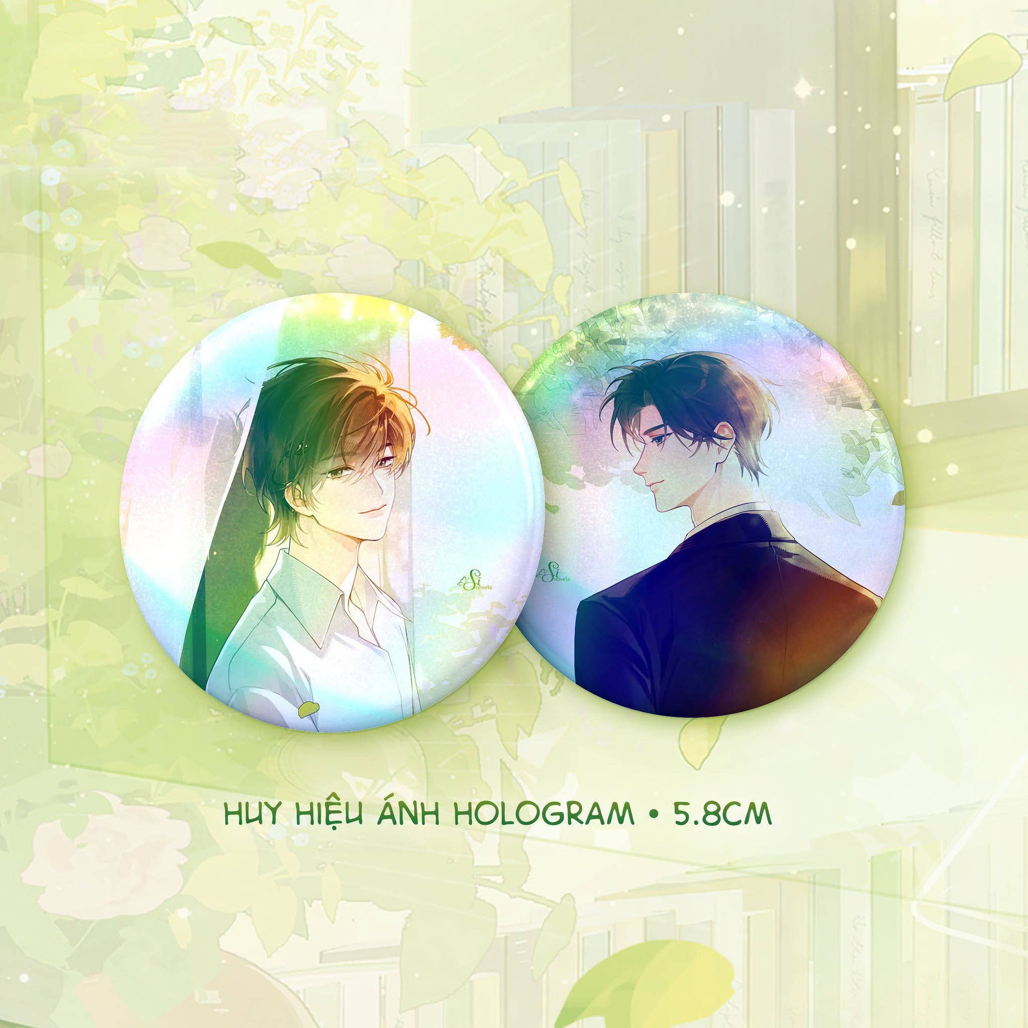 Quà Tặng 2 Huy Hiệu Ánh Hologram - Bộ Sách Bé Khiếm Thính Quyết Mặc Kệ Đời Bỗng Được Yêu Thương - Tập 1 + Tập 2 (Bộ 2 Tập) - Bản Đặc Biệt