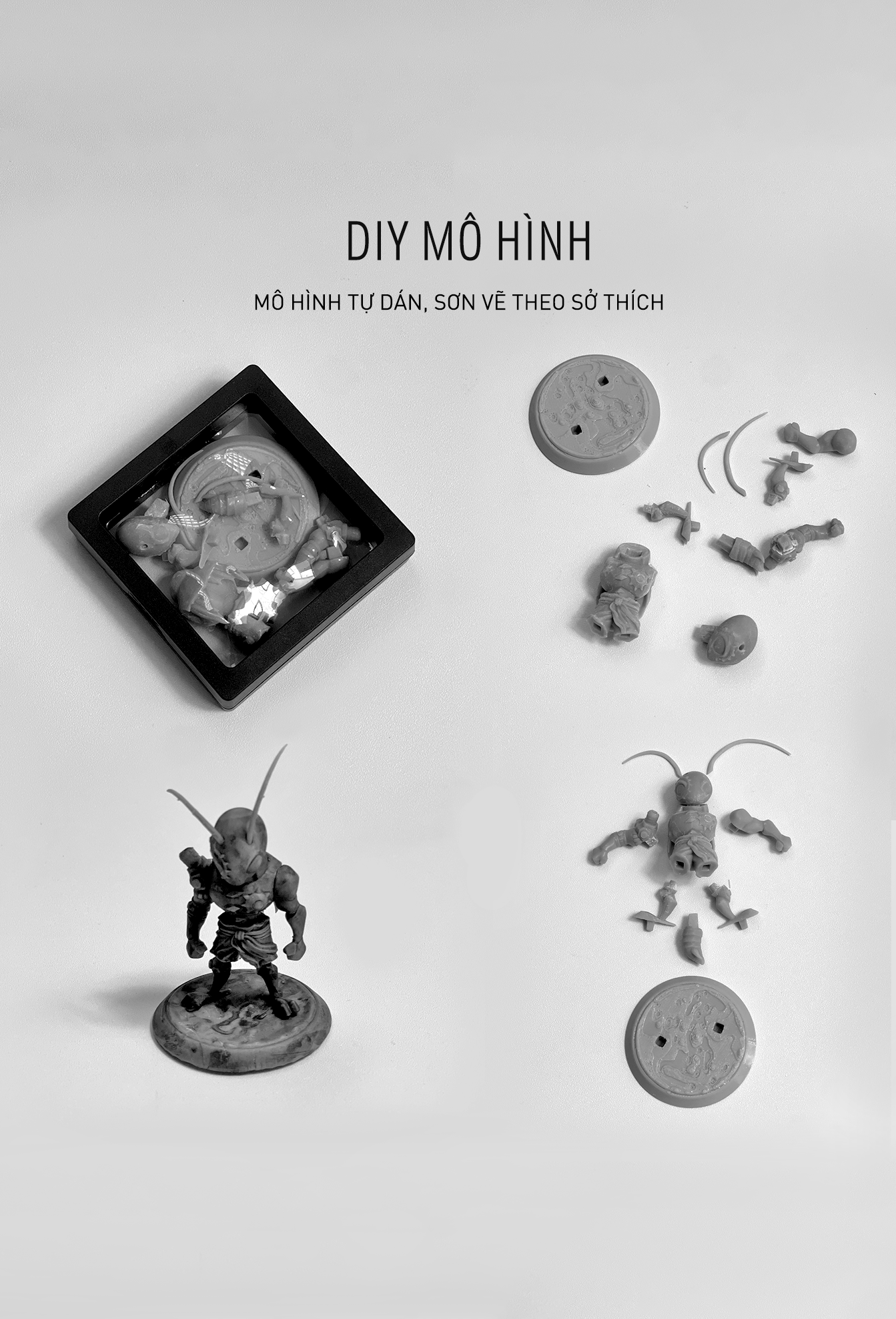 Quà Tặng Mô Hình Resin DIY - Bug/Bug - Tập 1 - Bản Sưu Tầm