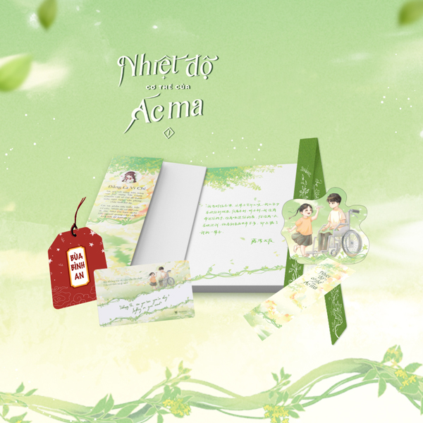 Nhiệt Độ Cơ Thể Của Ác Ma - Tập 1 - Bản Đặc Biệt - Tặng Kèm Bookmark + Tờ Gác Có Lời Nhắn Và Chữ Ký Của Tác Giả + Khăn Lụa Xanh + Standee Mica + Card Trong Suốt + Bùa Bình An
